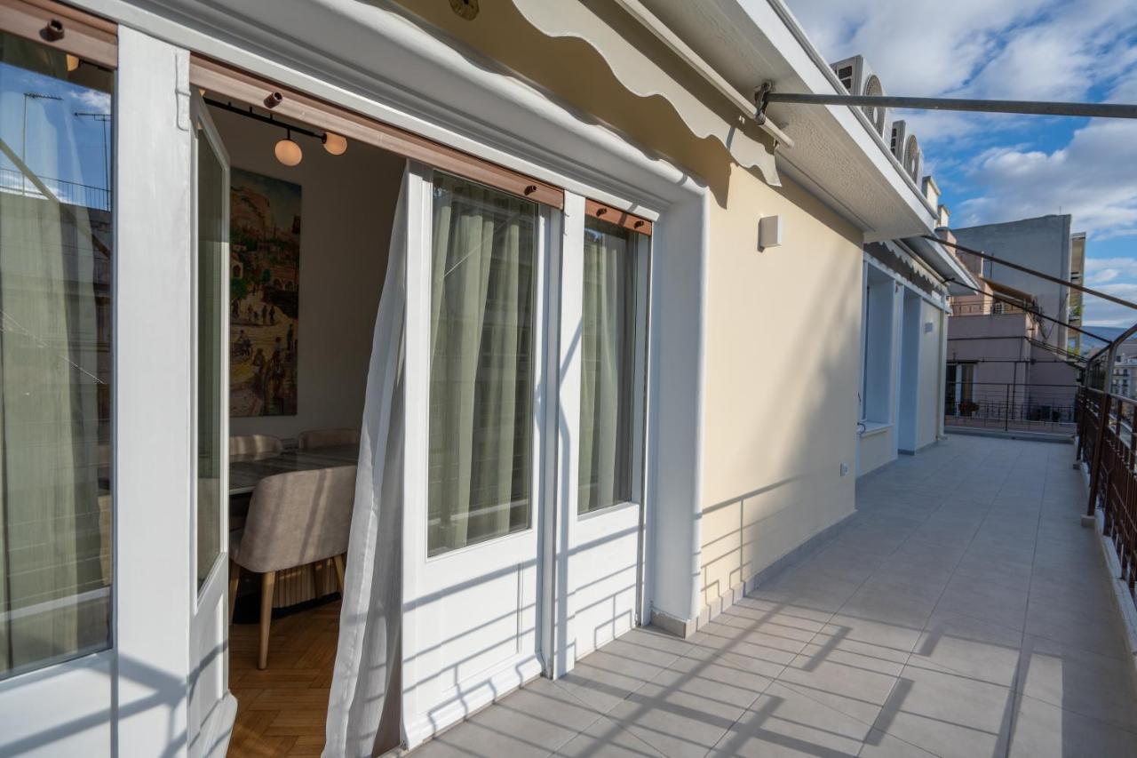 Apartamento Upscale Athens Luxury Penthouse Exterior foto